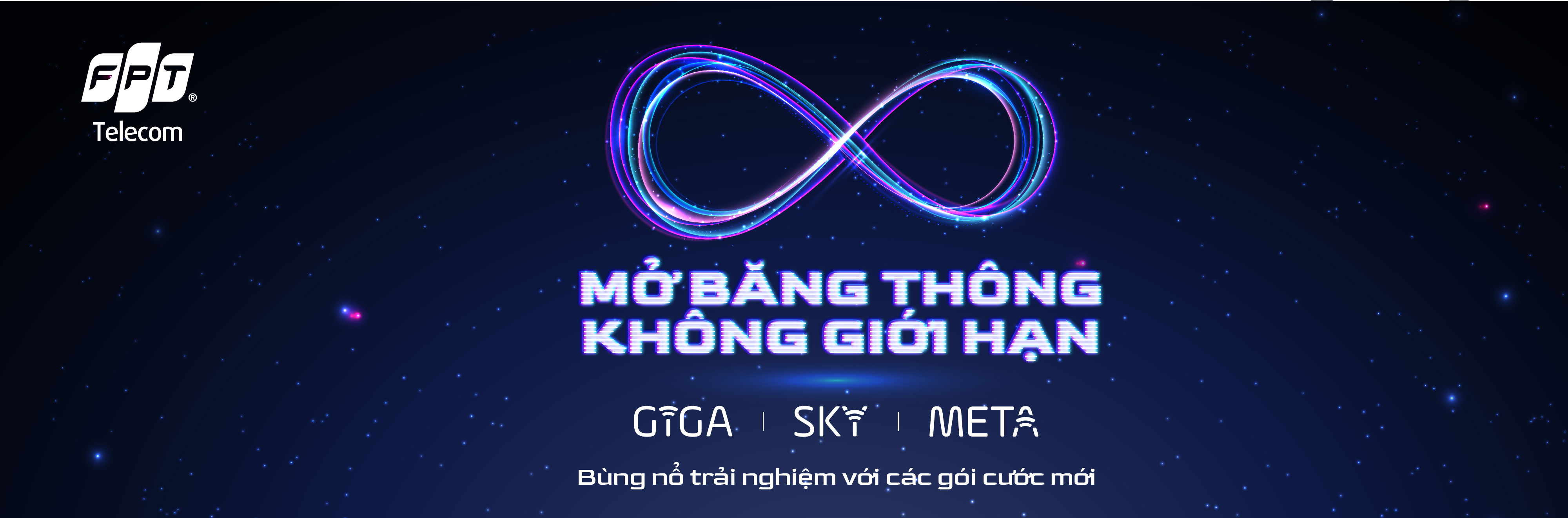 mở băng thông, không giới hạn